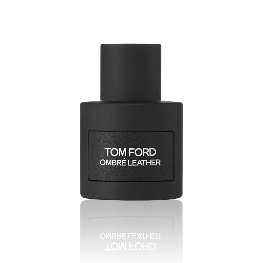 Tom Ford Ombré Leather Eau de Parfum 50 ml Flakon auf weißem Hintergrund