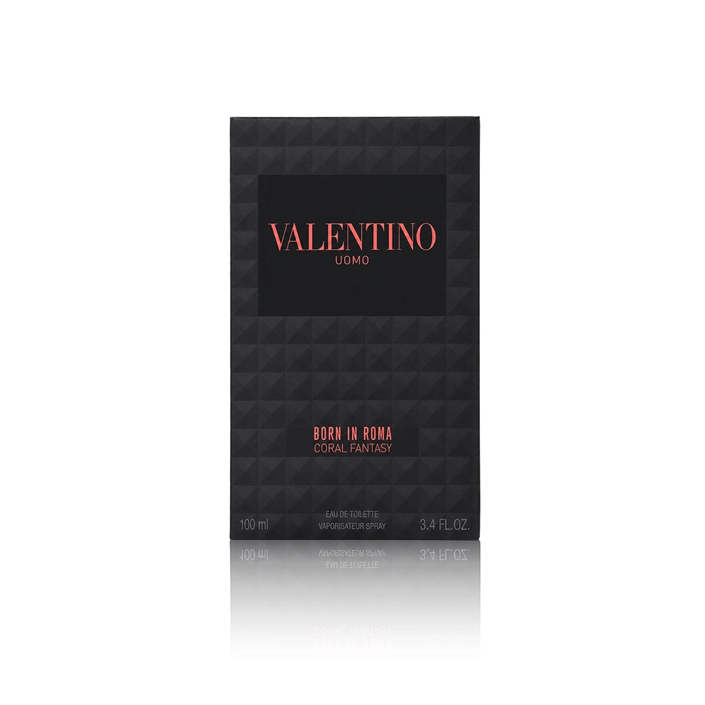 Valentino Uomo Born in Roma Coral Fantasy Eau de Toilette 100 ml Originalverpackung auf weißem Hintergrund