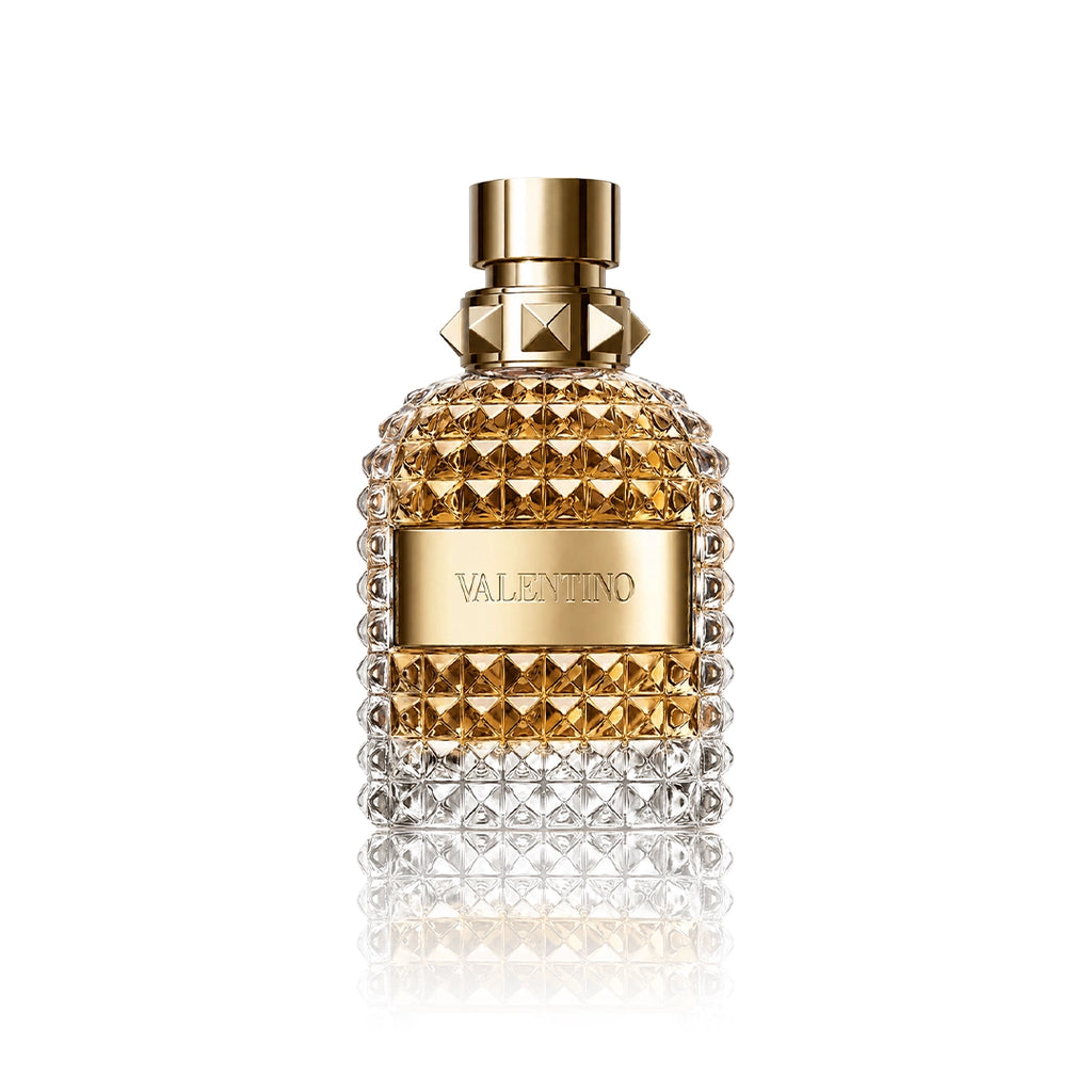 Valentino Uomo Eau de Toilette 100 ml Flakon auf weißem Hintergrund