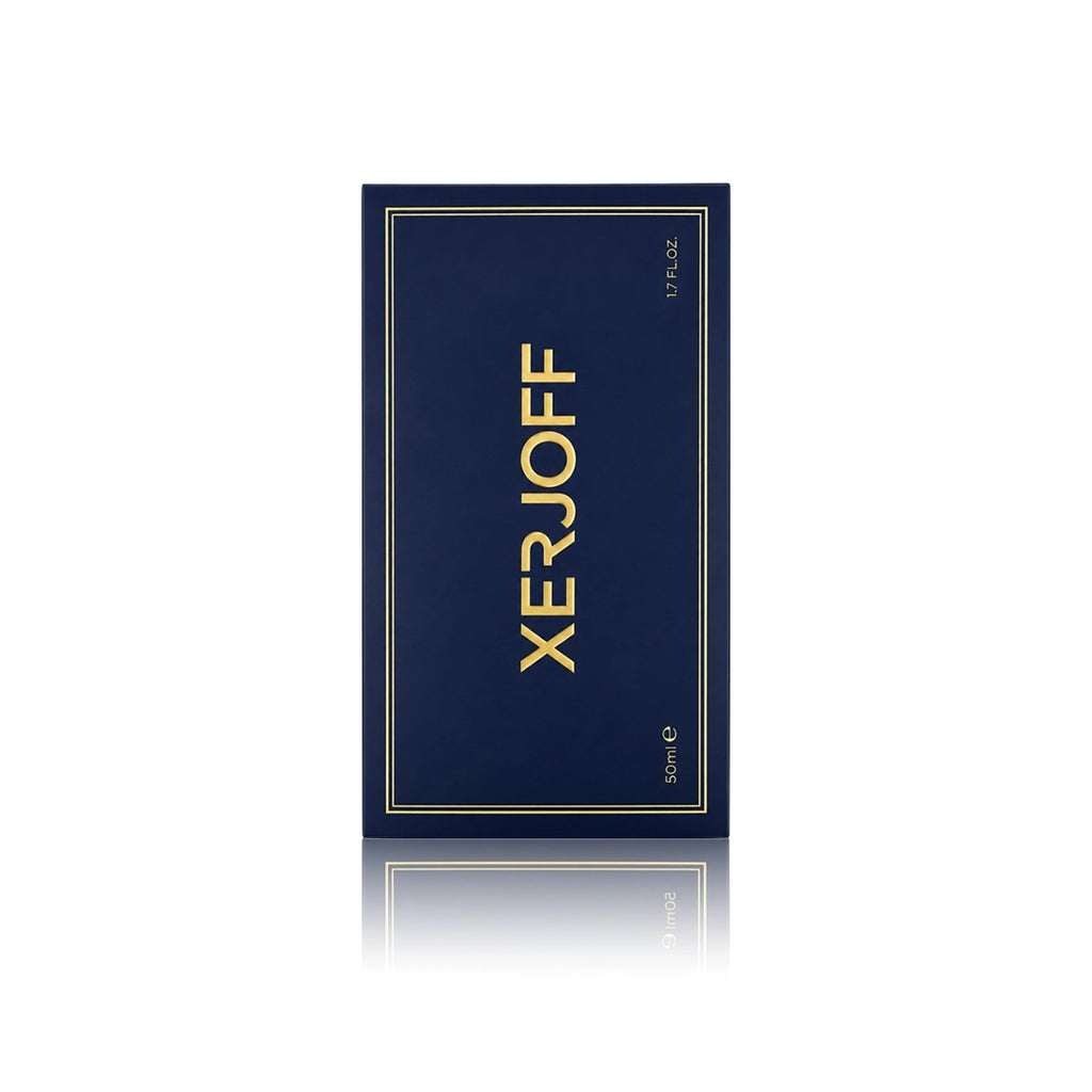 Xerjoff K’Bridge Club Eau de Parfum 50 ml mit Originalverpackung auf weißem Hintergrund