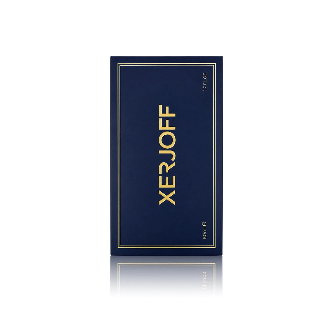 Xerjoff K’Bridge Club Eau de Parfum 50 ml mit Originalverpackung auf weißem Hintergrund