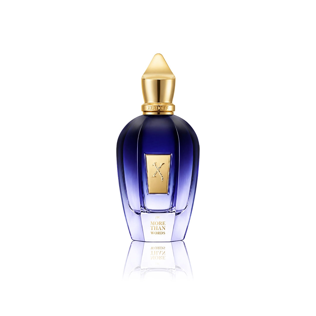 Xerjoff More Than Words Eau de Parfum 100 ml Flakon auf weißem Hintergrund