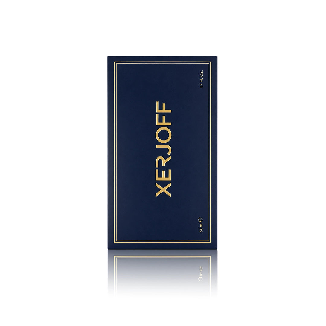 Xerjoff Torino 21 Eau de Parfum 50 ml mit Originalverpackung auf weißem Hintergrund