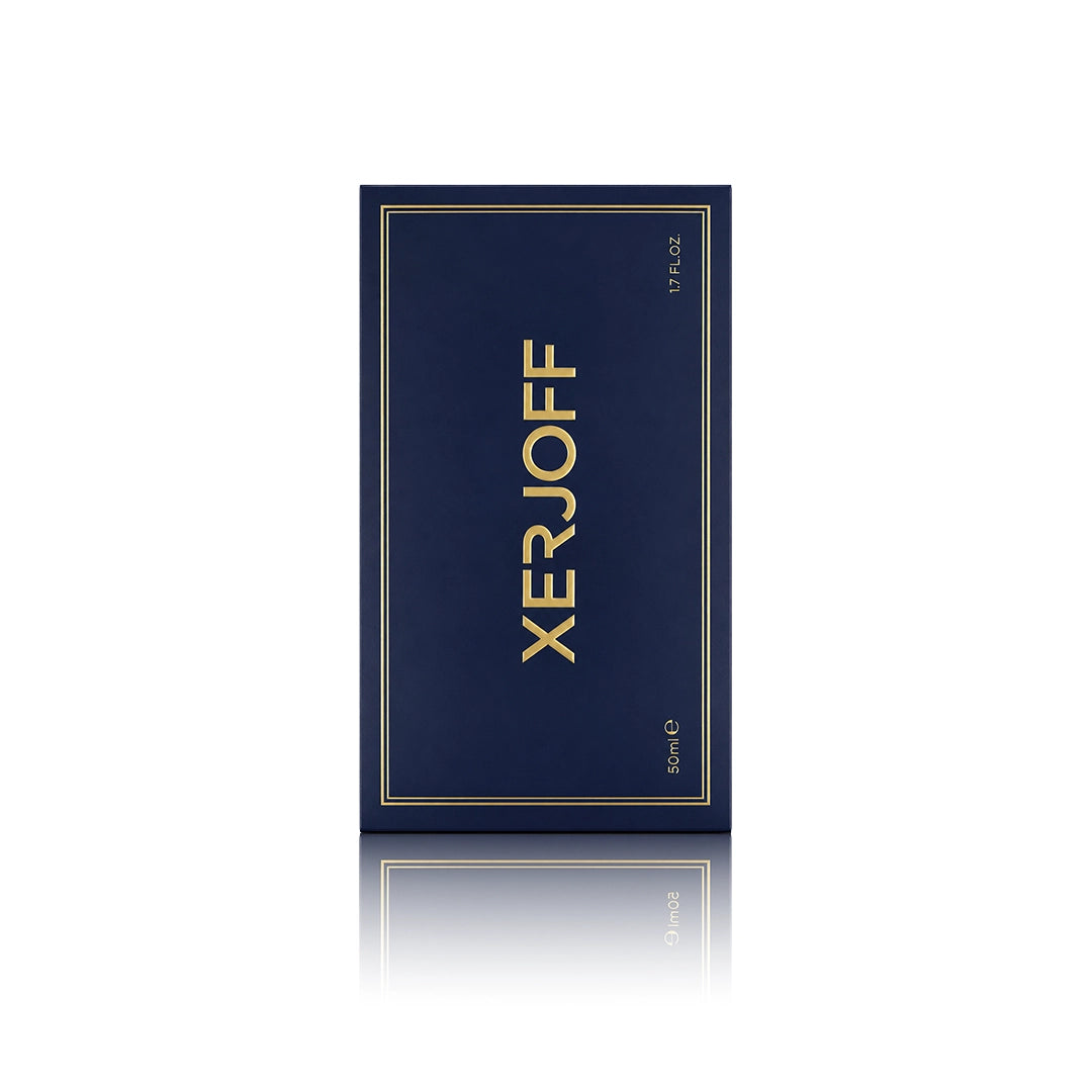 Xerjoff Torino 22 Eau de Parfum 50 ml mit Originalverpackung auf weißem Hintergrund