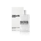 Zadig & Voltaire This Is Her! Eau de Parfum 100 ml Flakon mit Originalverpackung auf weißem Hintergrund