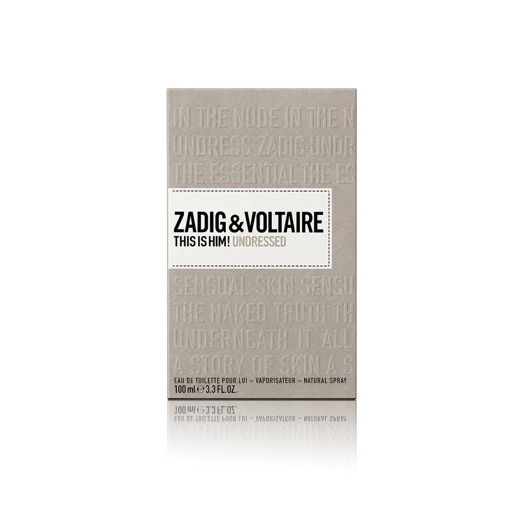 Zadig & Voltaire This Is Him! Undressed Eau de Toilette 100 ml Originalverpackung auf weißem Hintergrund