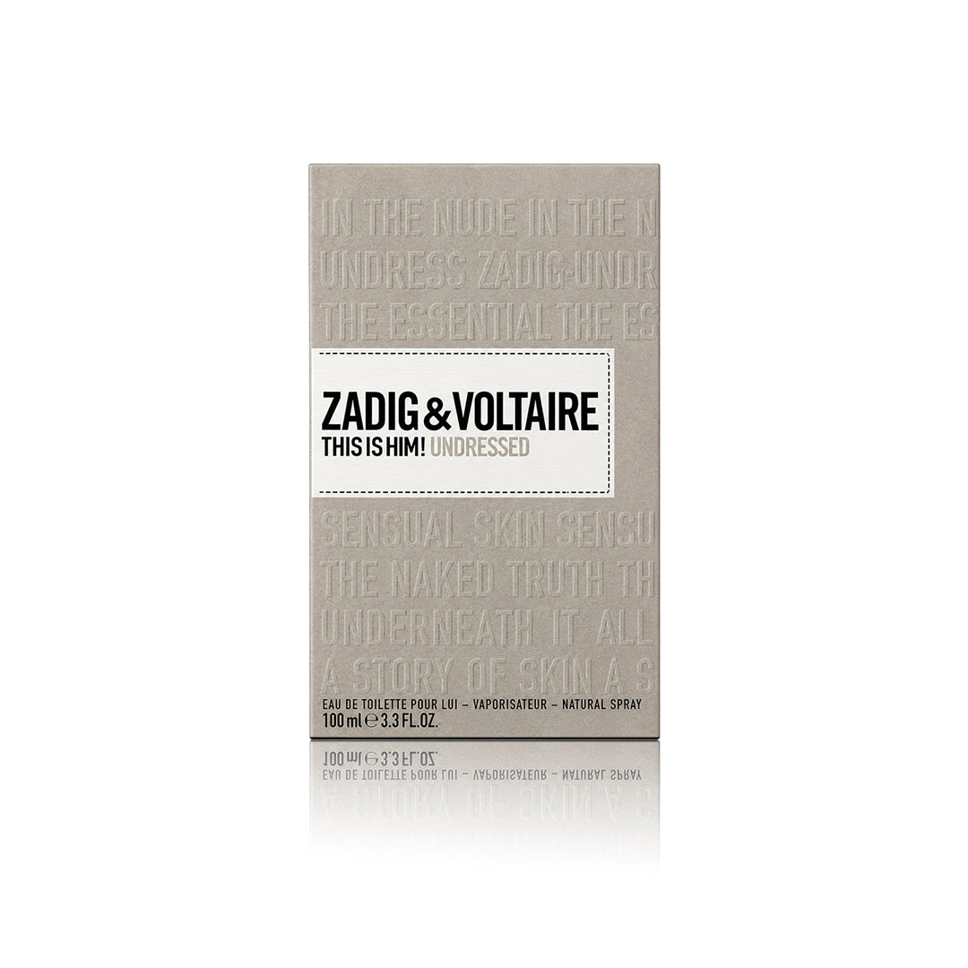 Zadig & Voltaire This Is Him! Undressed Eau de Toilette 100 ml Originalverpackung auf weißem Hintergrund