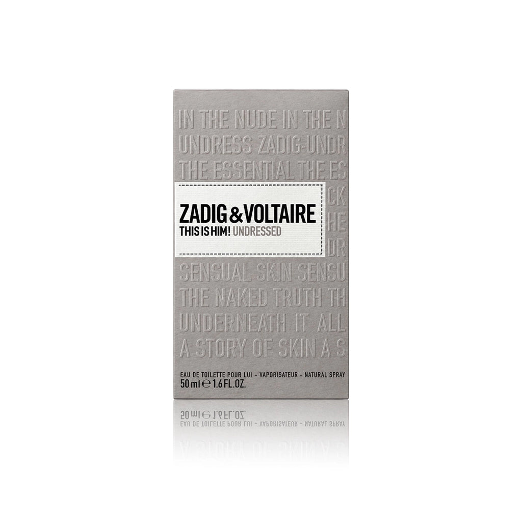 Zadig & Voltaire This Is Him! Undressed Eau de Toilette 50 ml Originalverpackung auf weißem Hintergrund