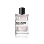 Zadig & Voltaire This Is Him! Undressed Eau de Toilette 50 ml Flakon auf weißem Hintergrund