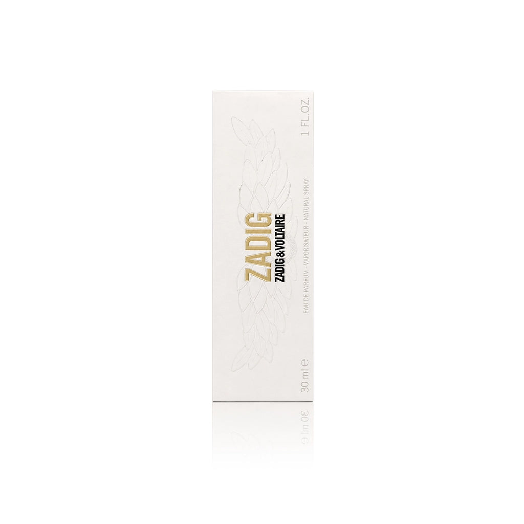 Zadig & Voltaire ZADIG Eau de Parfum 30 ml Originalverpackung auf weißem Hintergrund